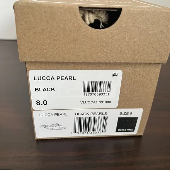 Dolce Vita Women's Lucca Imitation Pearl Flip Flop Size 8 New - Picture 4 of 16